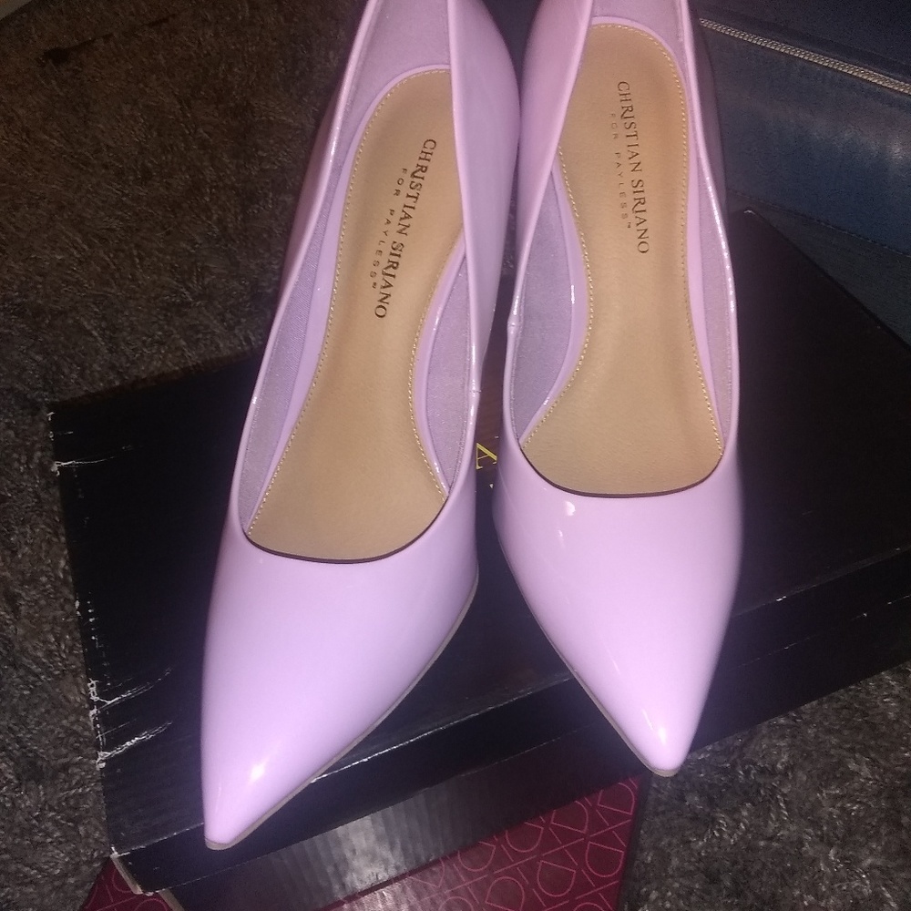Lavender pumps
